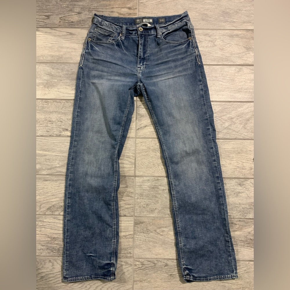Buckle BKE Jake Denim Jeans Bootleg Stretch Men's Size 33R Light Wash